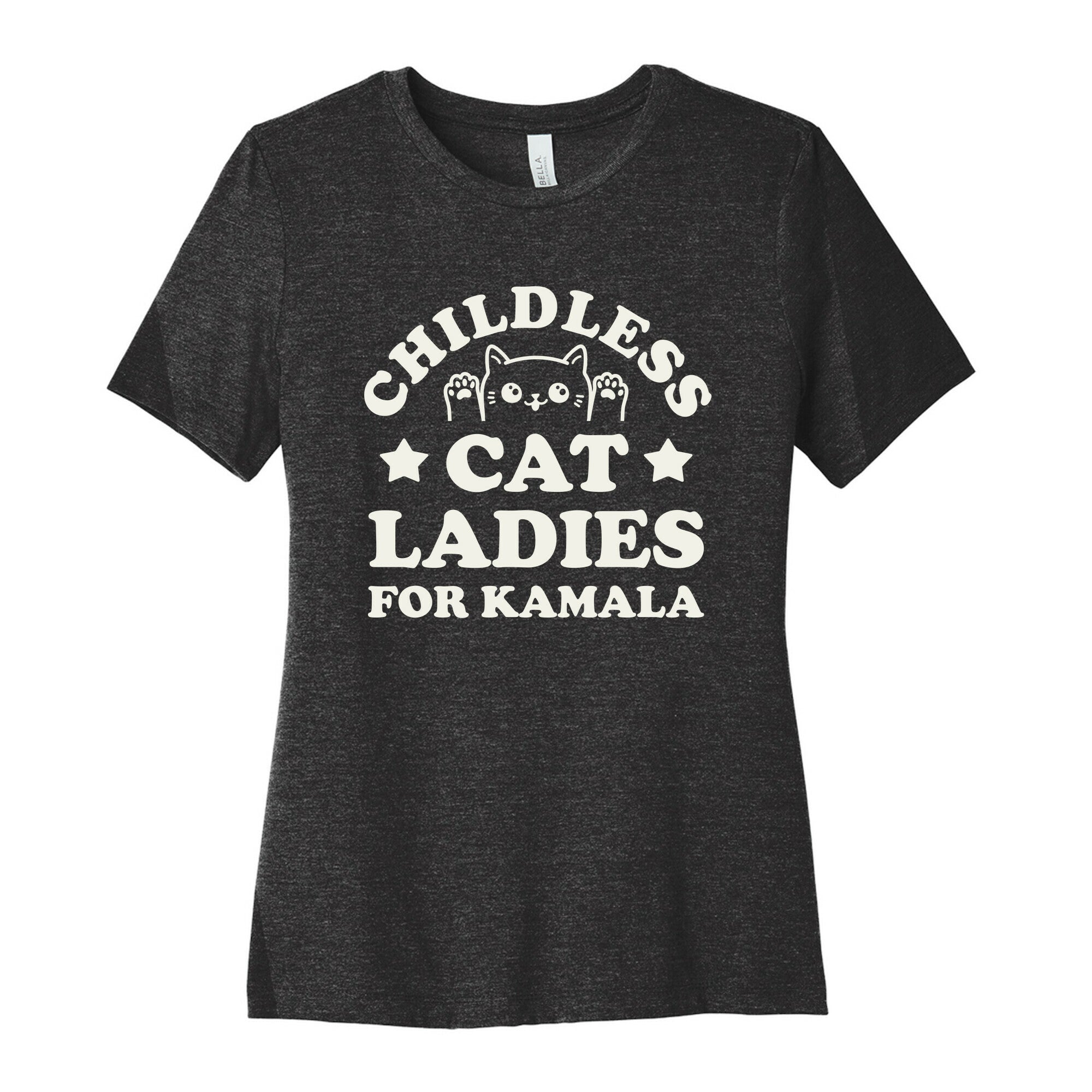 Childless Cat Ladies for Kamala Womens Cotton Tee